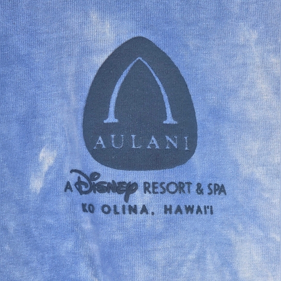 RARE DISNEY AULANI RESORT STITCH OHANA TIE DYE SPIRIT JERSEY. - Picture 5 of 6